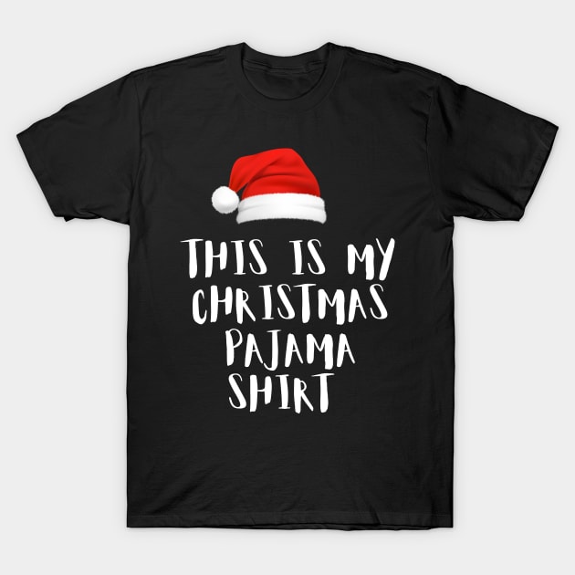 Santa Hat Funny Quote This Is My Christmas | Funny Christmas T-Shirt by admeral